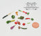 1:12 Dollhouse Miniature Assortment of Fresh Vegetables 16 Pieces BD P051