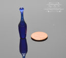 1:12 Dollhouse Miniature Tall Cobalt Blue Glass Decanter BD HB510