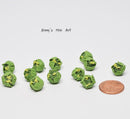 A set ( 6 PC) of 1:12 Dollhouse Miniature Iceberg Lettuce BD P030