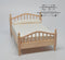 1:12 Dollhouse Miniature Unpainted Double Bed with Mattress/ AZ CL08690