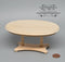 DIS 1:12 Unpainted Oval Pedestal Table/ Unfinished Miniature Furniture AZ CL08676