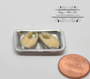 1:12 Dollhouse Miniature Halibut Steak in a Tray/ Miniature Fish AZ A2855