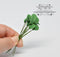 Set of 10 1:12 Dollhouse Miniature Green Leaves/ Miniature Garden BD E3105