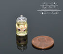 1:12 Dollhouse Miniature Halloween Eyeballs in a Glass Jar BD H030