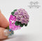 1:12 Dollhouse Miniature Purple Rose Bridal Bouquet BD E2903