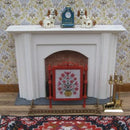 1:12 Dollhouse Miniature Moghul Poppies Needlepoint Firescreen Kit JGD 1020