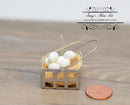 1:6 Dollhouse Miniature Eggs in Basket C61