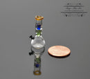1:12 Dollhouse Miniature Colorful Glass Smoking Pipe BD HB454