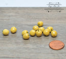 1:12 Dollhouse Miniature Yellow Apples (12) / Miniature fruit BD P078
