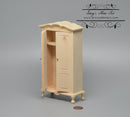 Clearance Sale 1:12 Dollhouse Miniature Wardrobe, Unfinished Miniature Furniture AZ CL08691