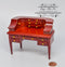 Dis 1:12 Dollhouse Miniature Mahogany Carlton Writing Desk / Miniature Furniture AZ D0675
