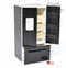 1:12 Dollhouse Miniature Fridge with Freezer on Bottom-Black/Miniature Fridge AZ T4755