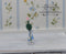 1:12 Dollhouse Miniature Rose in Glass Vase BD R505