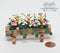 Dis 1:12 Dollhouse Miniature Spring Flowers in Log Planter BD A250