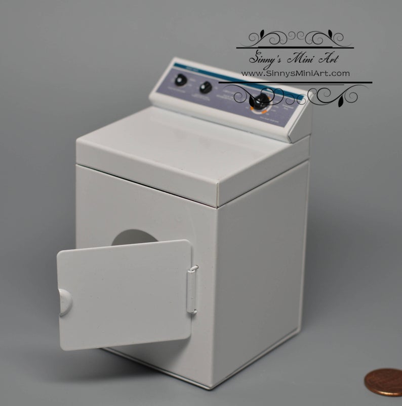 1:12 Dollhouse Miniature White Metal Dryer/ Miniature Furniture AZ L0051