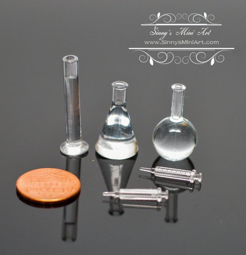 1:12 Dollhouse Miniature Laboratory Set AZ G7528 – Sinny's Mini Art