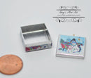 1:12 Dollhouse Miniature Square Snowman Tin BD B265