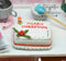1:12 Dollhouse Miniature Christmas Sheet Snowman Cake HMN K2301