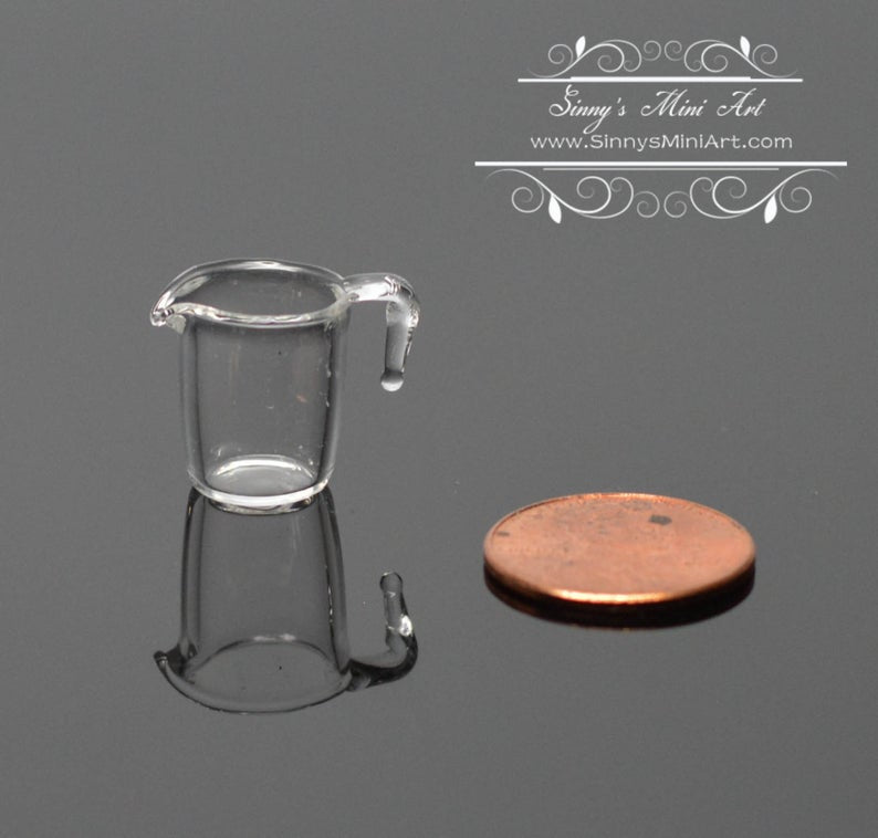 1:12 Dollhouse Miniature Glass Pitcher BD HB085