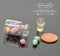 1:12 Dollhouse Miniature Sugar Frosted Bon Bons in Jar with Lid BD K2710