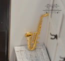 1:12 Dollhouse Miniature Saxophone/ Miniature Instrument E12