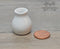 BS 1:12 Dollhouse Miniature Round Ceramic White Vase BD B169