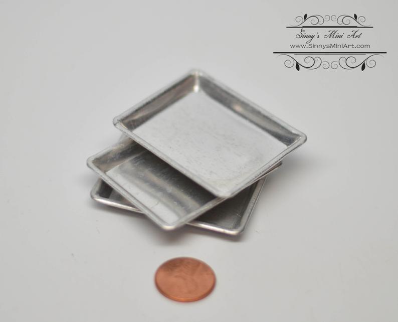 1:12 Dollhouse Miniature Oven Tray/ Miniature Tray A69-0115/B