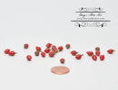 1:12 Dollhouse Miniature Strawberries Set of 12 Pieces BD P010