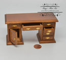 1:12 Dollhouse Miniature Walnut Library Desk / Miniature Furniture AZ CL10118