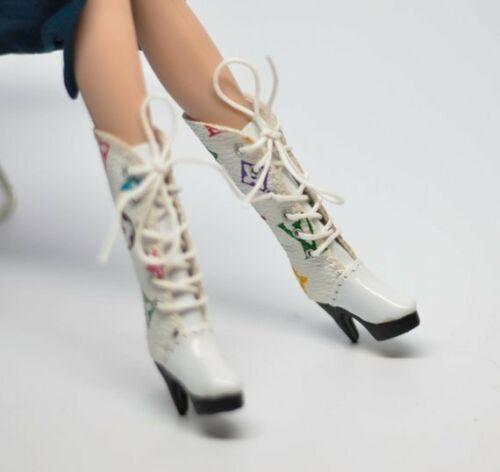 Luxury Miniature Doll Boots for Fashion Royalty Poppy Parker MJ B7