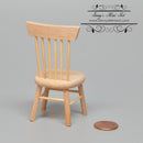 1:12 Dollhouse Miniature Side Chair, Unfinished Miniature Chair AZ CL08652