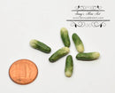 DIS 1:12 Dollhouse Miniature Cucumber /Miniature Vegetable 6 PC AZ A1477