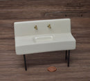 1:12 Dollhouse Miniature 1920"s Porcelain Sink/ Miniature Furniture AZ D6268