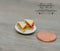 1:12 Dollhouse Miniature BLT Sandwich on Plate / Miniature Sandwich BD F286