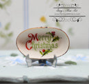 1:12 Dollhouse Miniature Christmas Dinnerware Plate Set BB CDD117