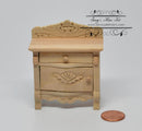 DIS 1:12 Dollhouse Unfinished Night Stand/ Miniature Furniture AZ GW119(Second V)