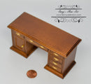 1:12 Dollhouse Miniature Walnut Library Desk / Miniature Furniture AZ CL10118