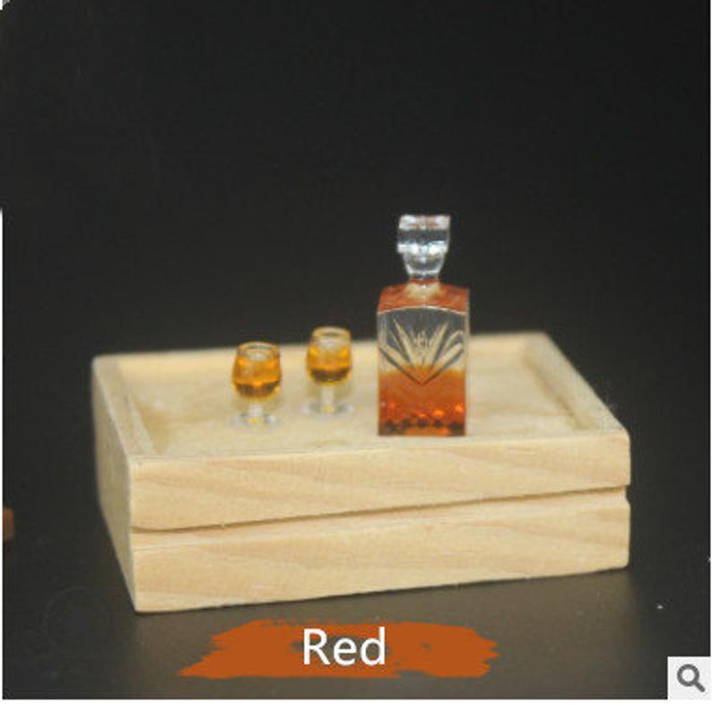 1:12 Dollhouse Miniature Whiskey / Miniature Alcohol Miniature Drink D122