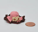 BO 1:12 Dollhouse Miniature Crochet Flower Hat BD D016