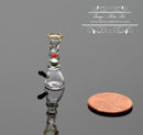 1:12 Dollhouse Miniature Colorful Glass Smoking Pipe BD HB454