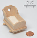 1:12 Dollhouse Miniature Unfinished Cradle AZ CL08665