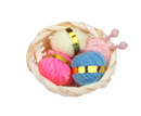 Dollhouse Miniature Knitting Basket F35