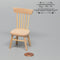 Clearance Sale 1:12 Dollhouse Miniature Side Chair, Unfinished Miniature Chair AZ CL08652