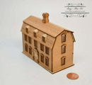 Kit 1:144 Laser Cut Dutch Colonial Dollhouse Kit /DIY Dollhouse SMA HS005