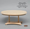 DIS 1:12 Unpainted Oval Pedestal Table/ Unfinished Miniature Furniture AZ CL08676