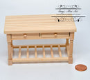 1:12 Dollhouse Miniature Working Table/Unfinished Dollhouse Furniture AZ T4671