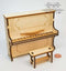 1:12 Dollhouse Miniature Piano and Bench Kit SMA F004