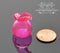 1:12 Dollhouse Miniature Pink Glass Flared Pitcher BD HB051
