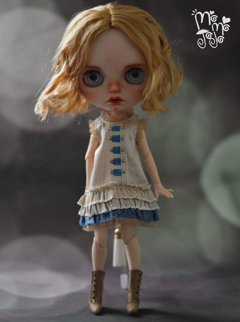 Shabby Chic Antique Dress for Blythe Doll  MJA88