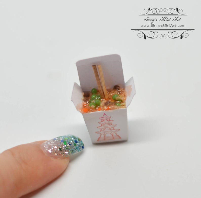 1:12 Dollhouse Miniature Chinese Takeout BD F229